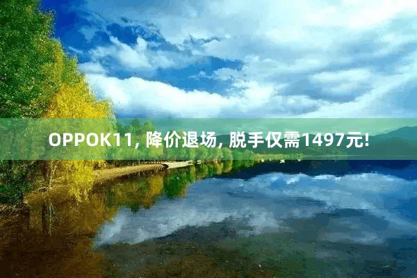 OPPOK11, 降价退场, 脱手仅需1497元!